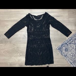 Lace black dress by Express